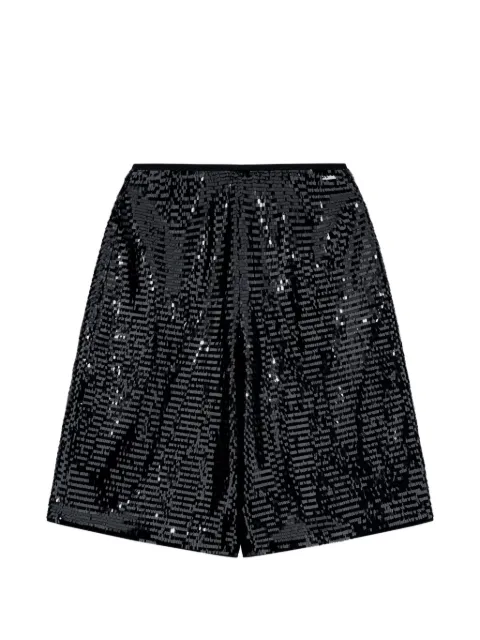 Armani Exchange sequin-embellished shorts