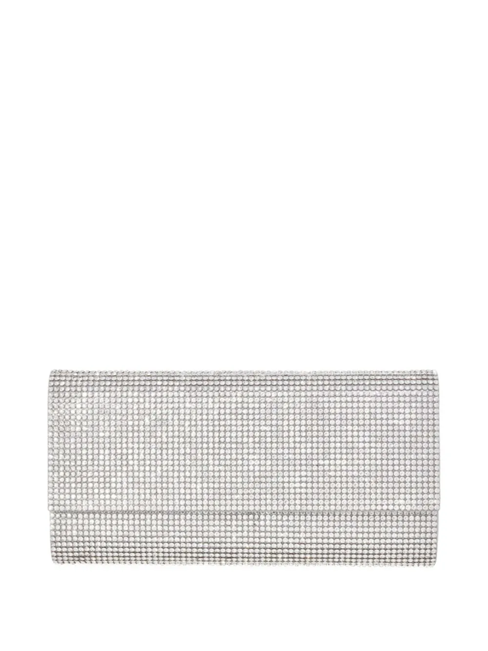 Judith Leiber embellished clutch bag - Argento