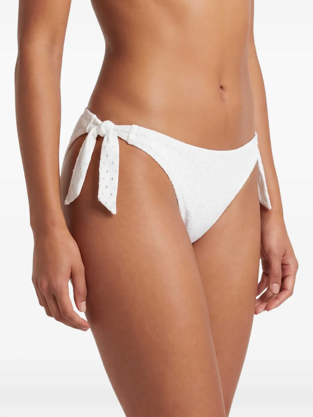TWINSET Broderie anglaise bikinislip Wit
