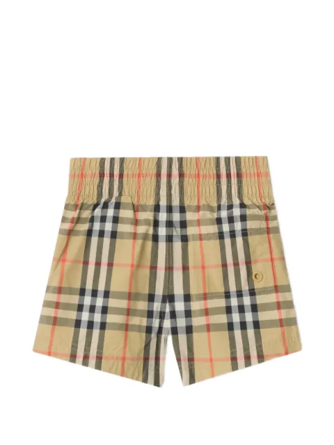 Burberry Kids check-print swim shorts