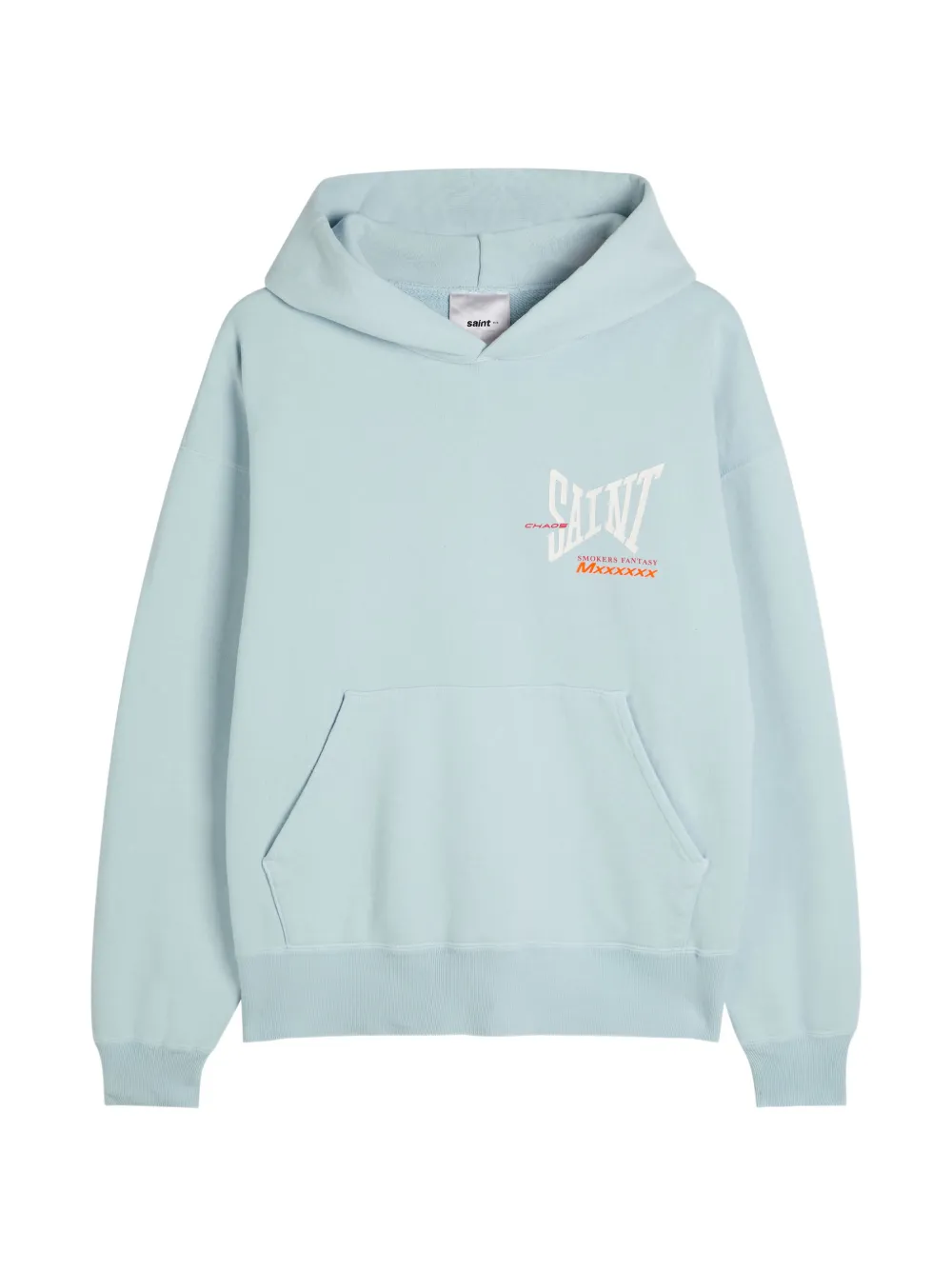 SAINT MXXXXXX graphic hoodie - Blue