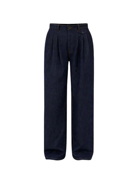 Tibi triple-pleat jeans