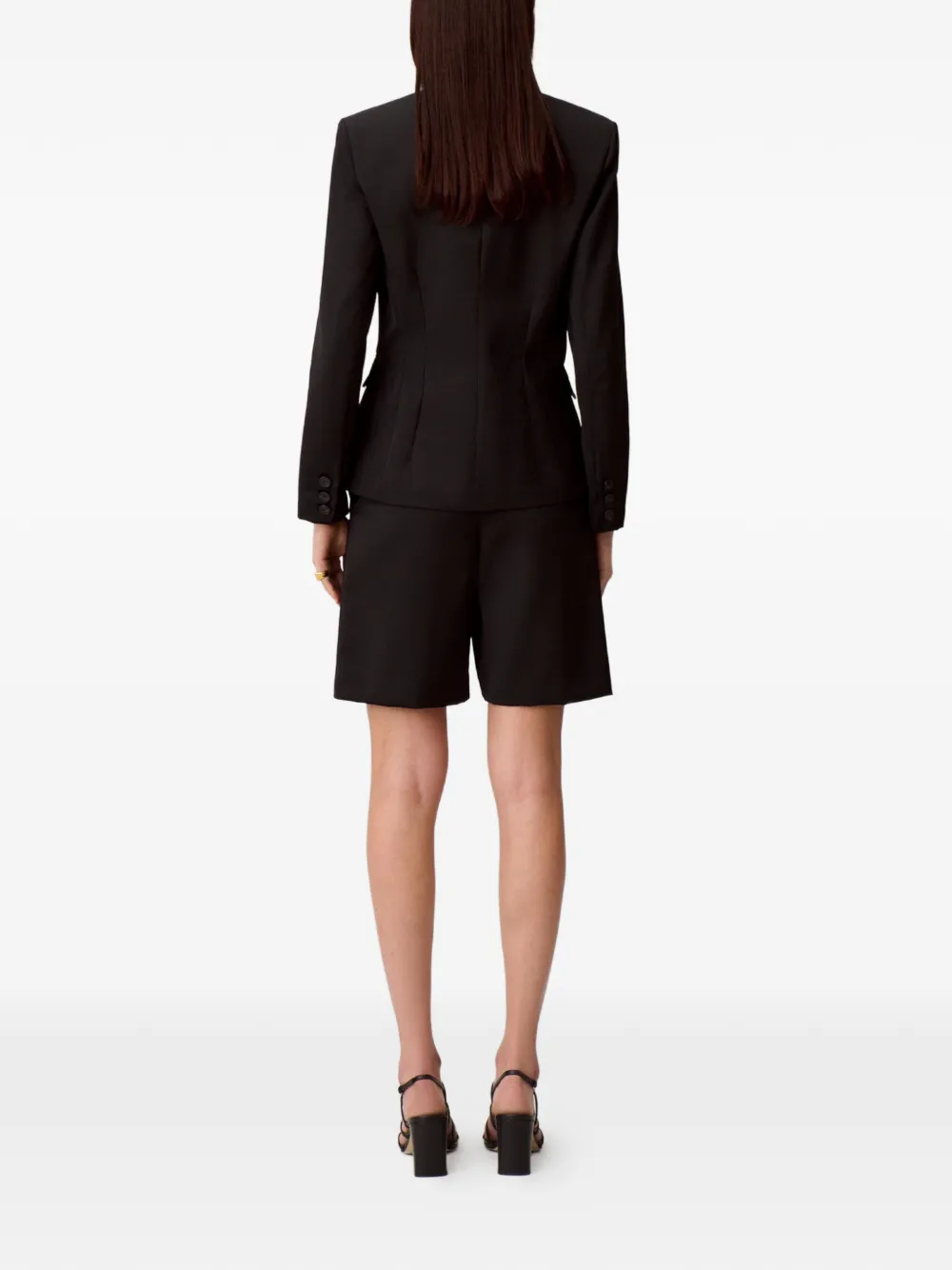 Claudie Pierlot Blazer met zak en knopen Zwart