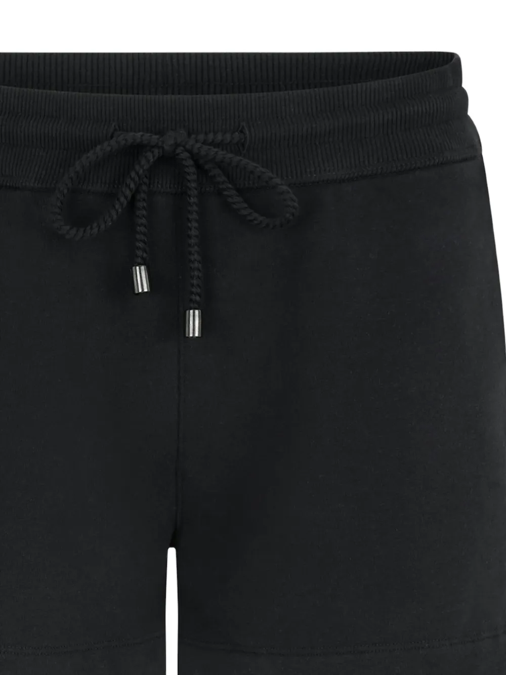  Juvia Marcy Drawstring Slit Shorts - Black 