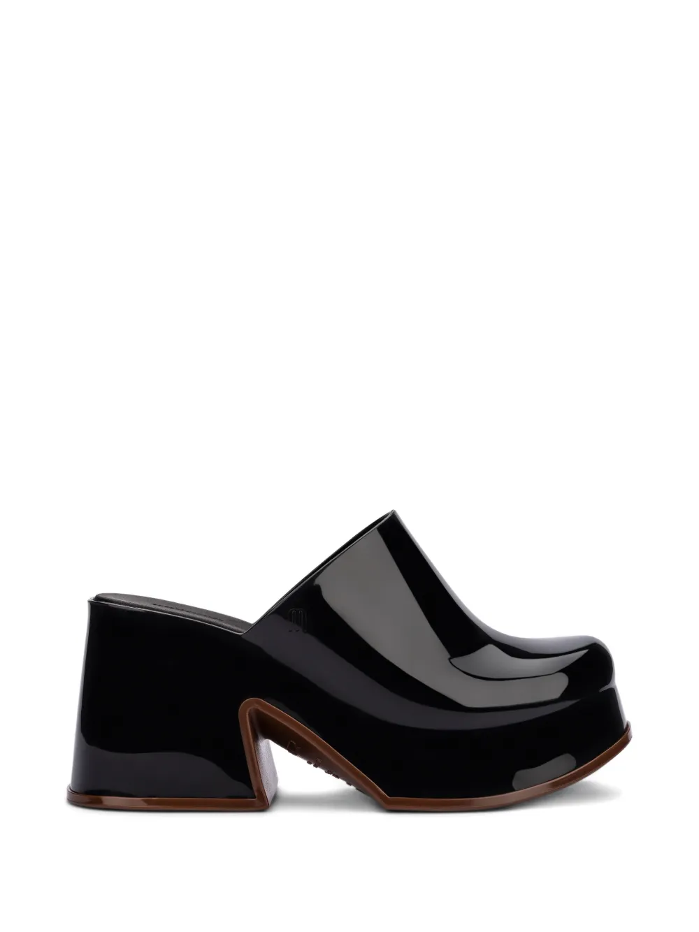 Melissa Mules Mia con plateau - Nero
