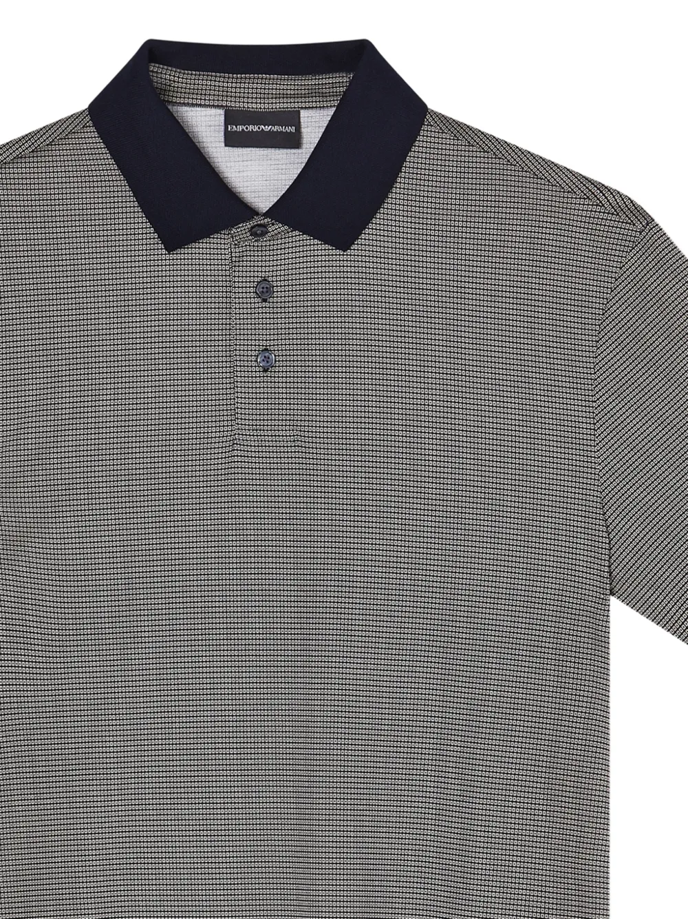 Emporio Armani Poloshirt met korte mouwen Zwart