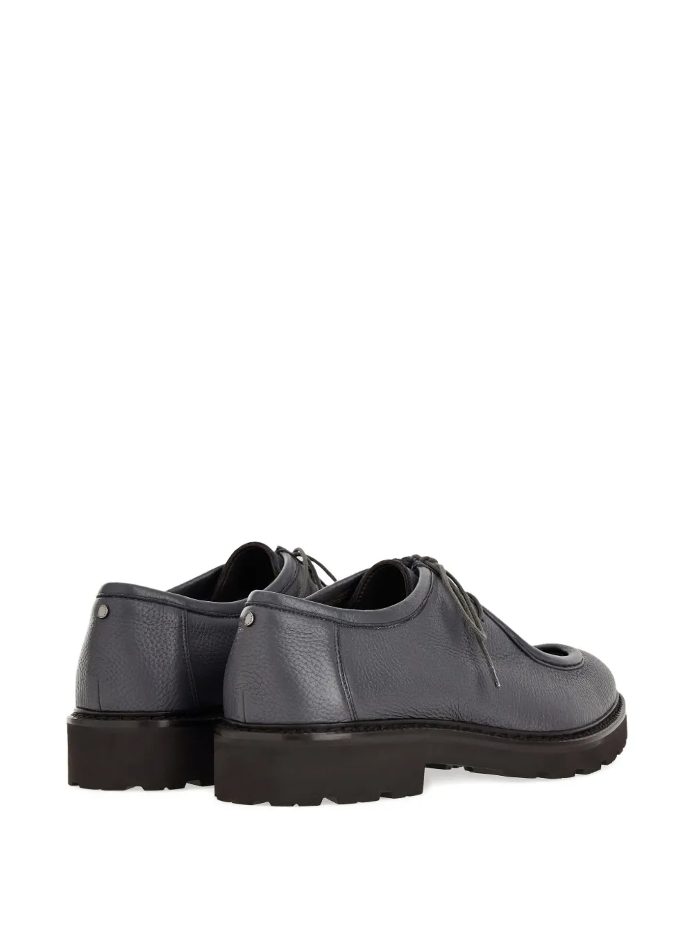 Canali Wallabee suède veterschoenen Blauw