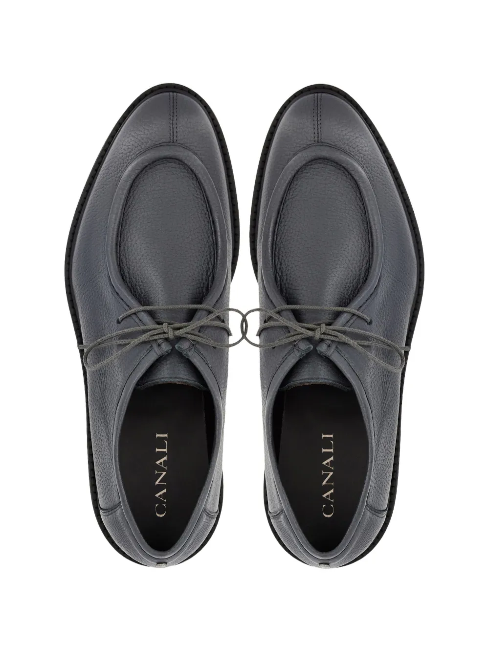 Canali Wallabee suède veterschoenen Blauw