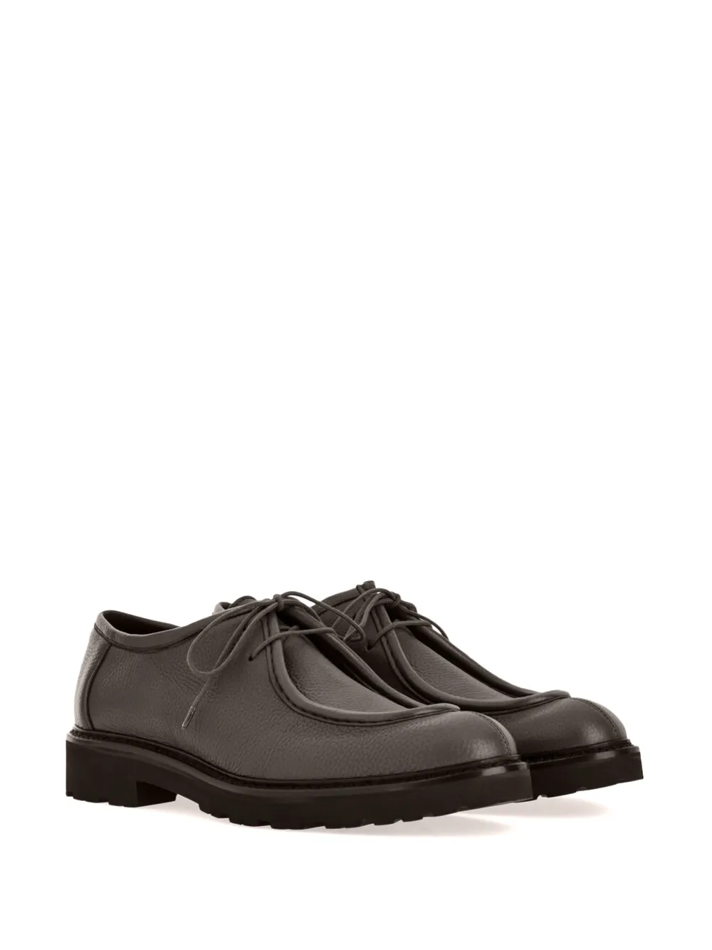 Canali Wallabee lace-up derby shoes - Blau