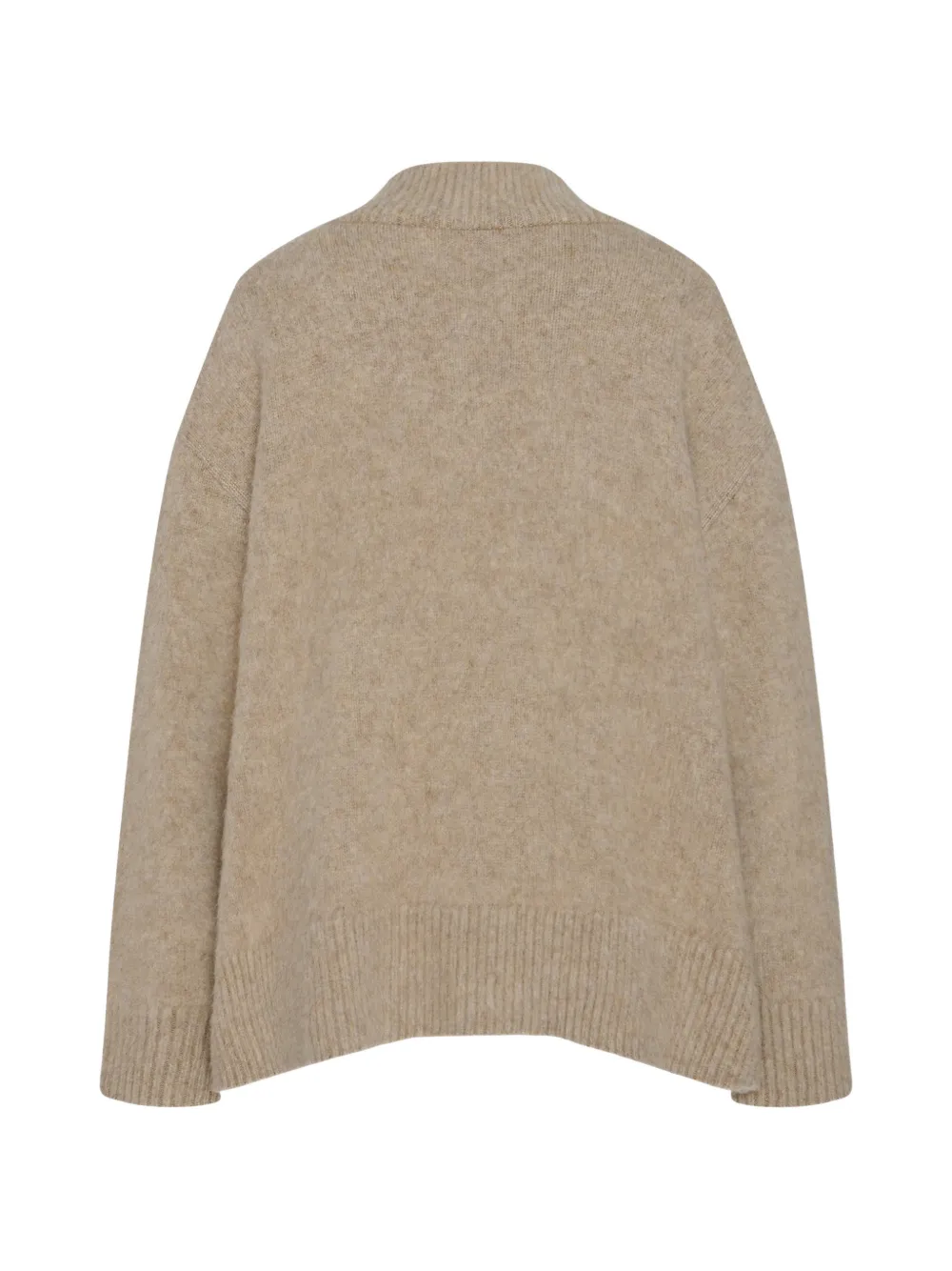  The Row Fayette V-neck Ribbed-knit Sweater - Neutrals 