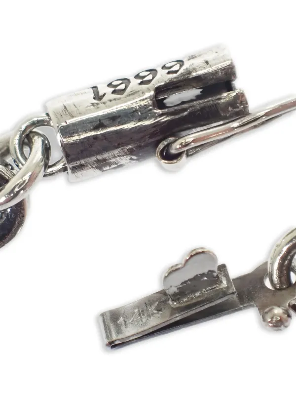 Chrome Hearts Engraved link-chain Necklace | Silver | FARFETCH