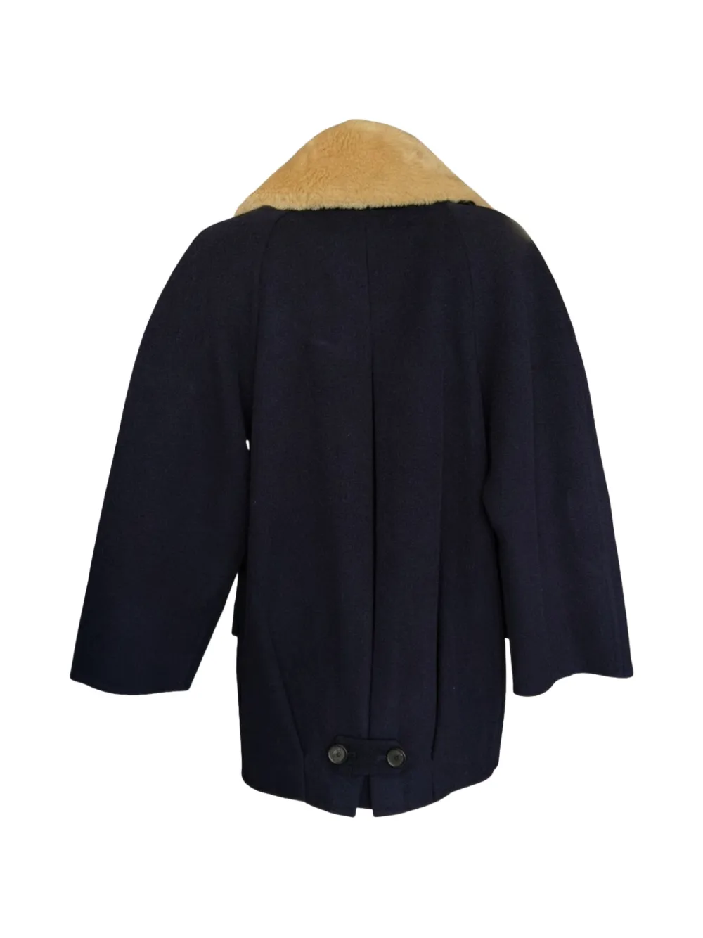  Sea Double-breasted Coat - Blue 