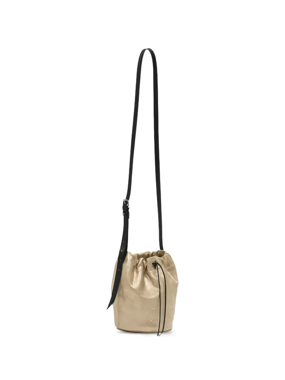  Maison Margiela Drawstring Messenger Bag - Neutrals 