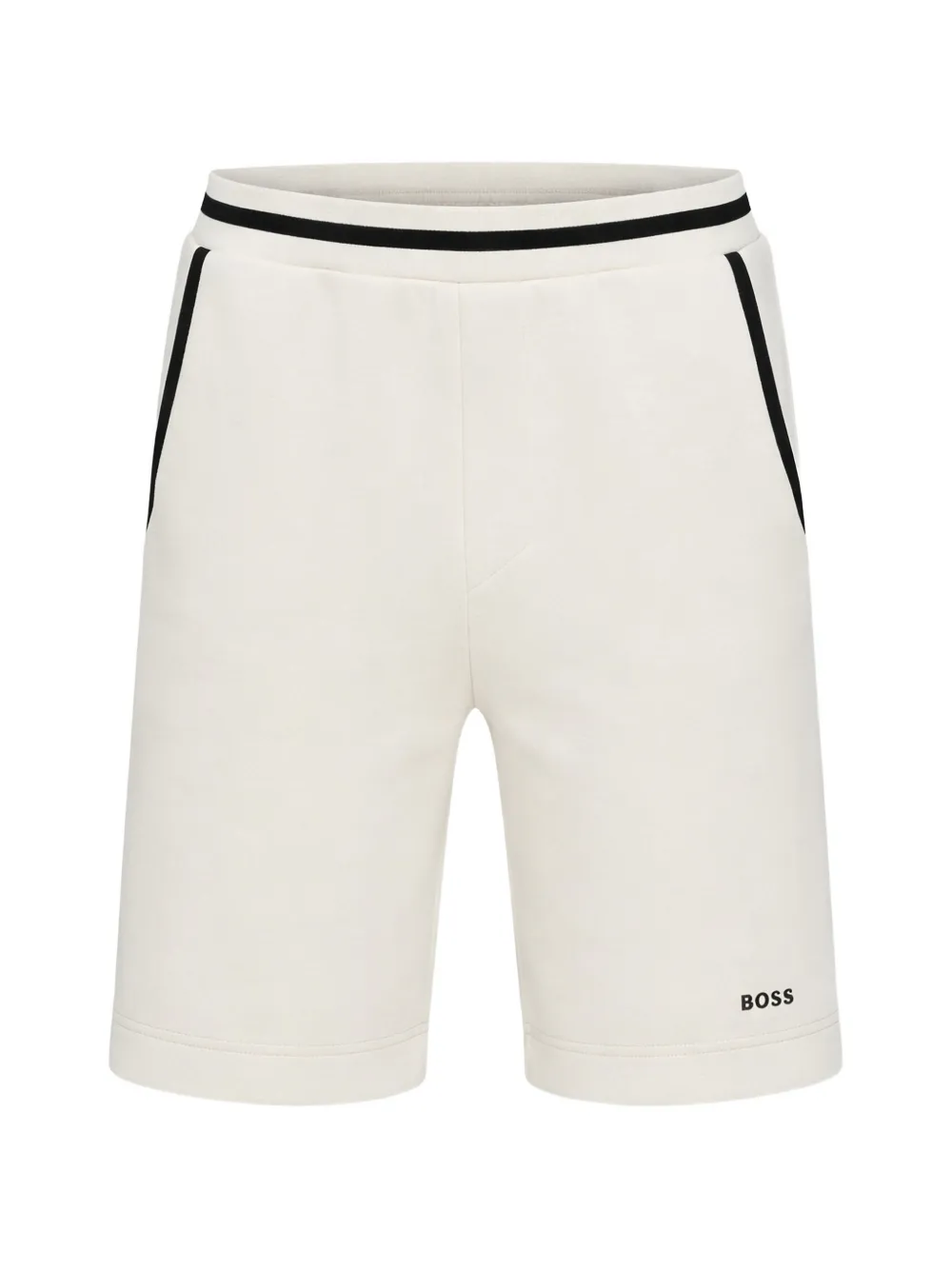 BOSS JT_Snug headlo stripe shorts - Toni neutri