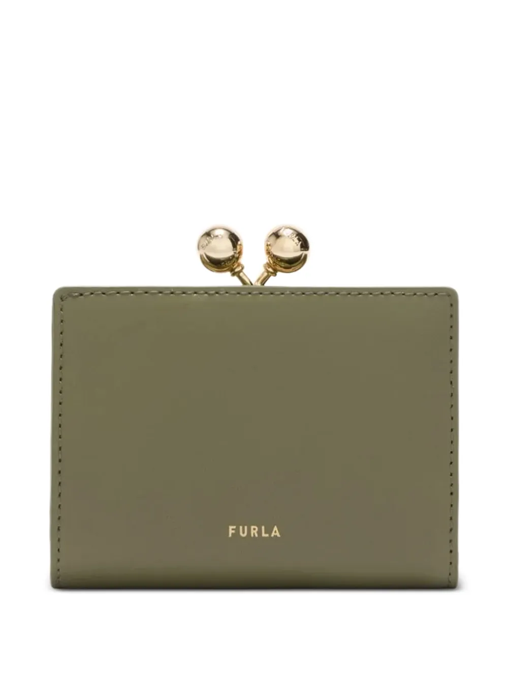 Furla S dots compact clasp wallet - Verde