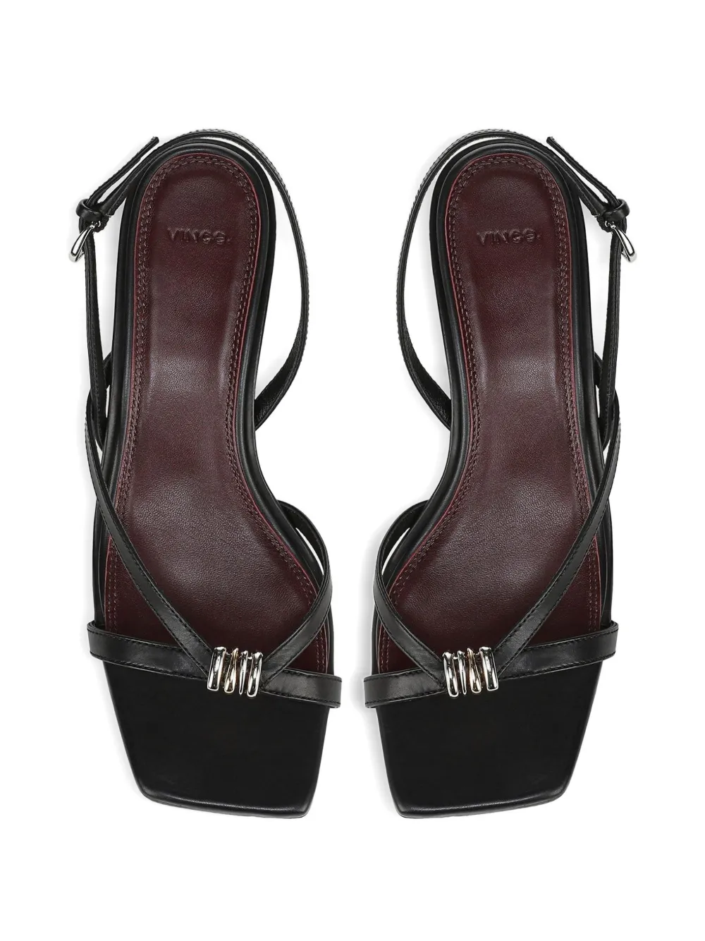 Vince Tali slingback sandals Zwart