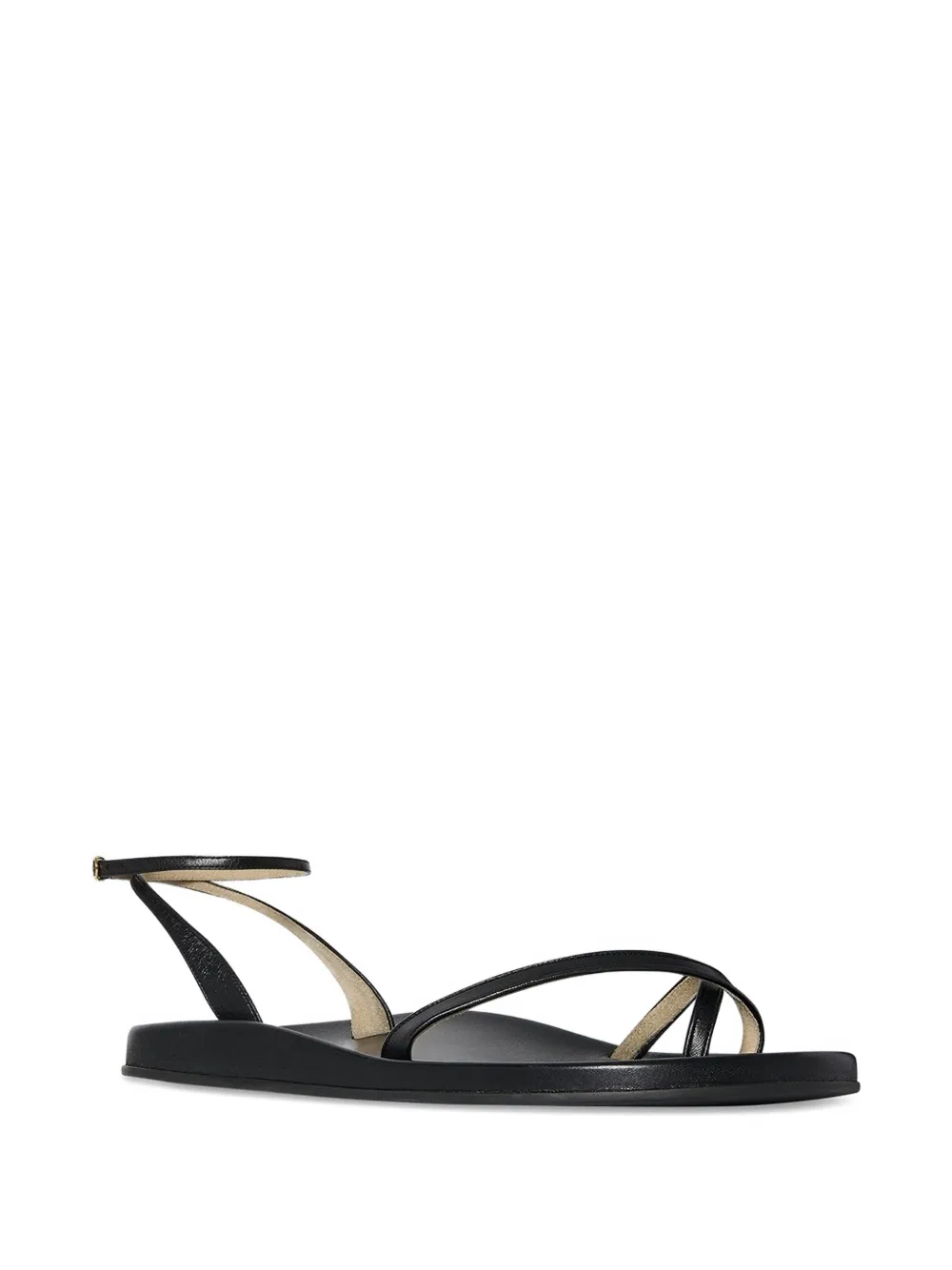 The Row hugh ankle-strap sandals Zwart