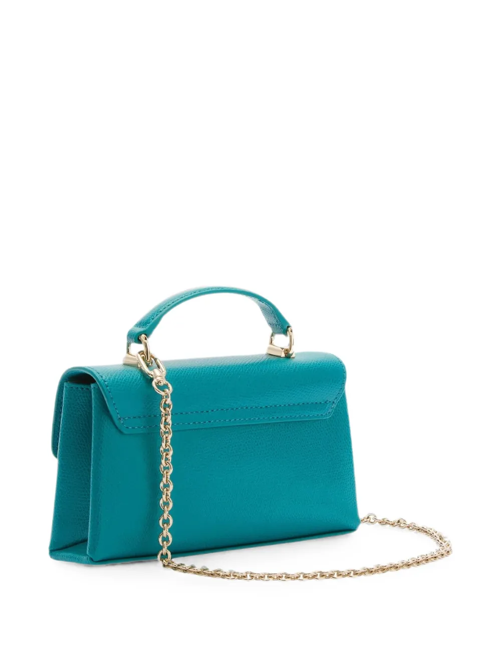 Furla Mini-tas met print en textuur Blauw
