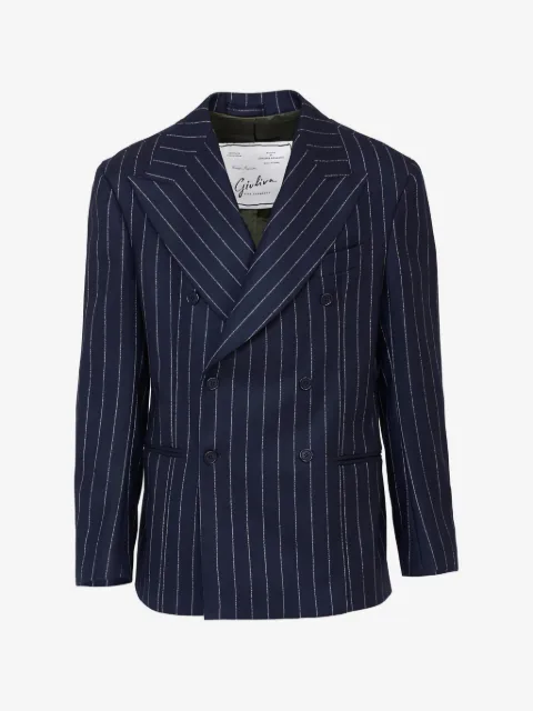 Giuliva Heritage striped double-breasted blazer