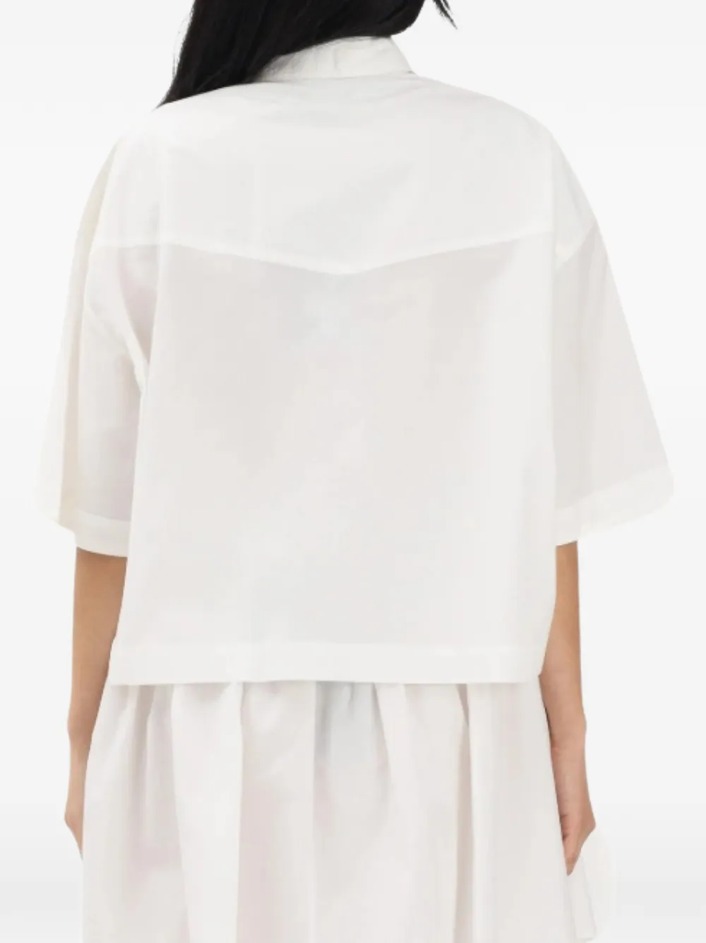 PINKO Blouse met verfraaide kraag Wit