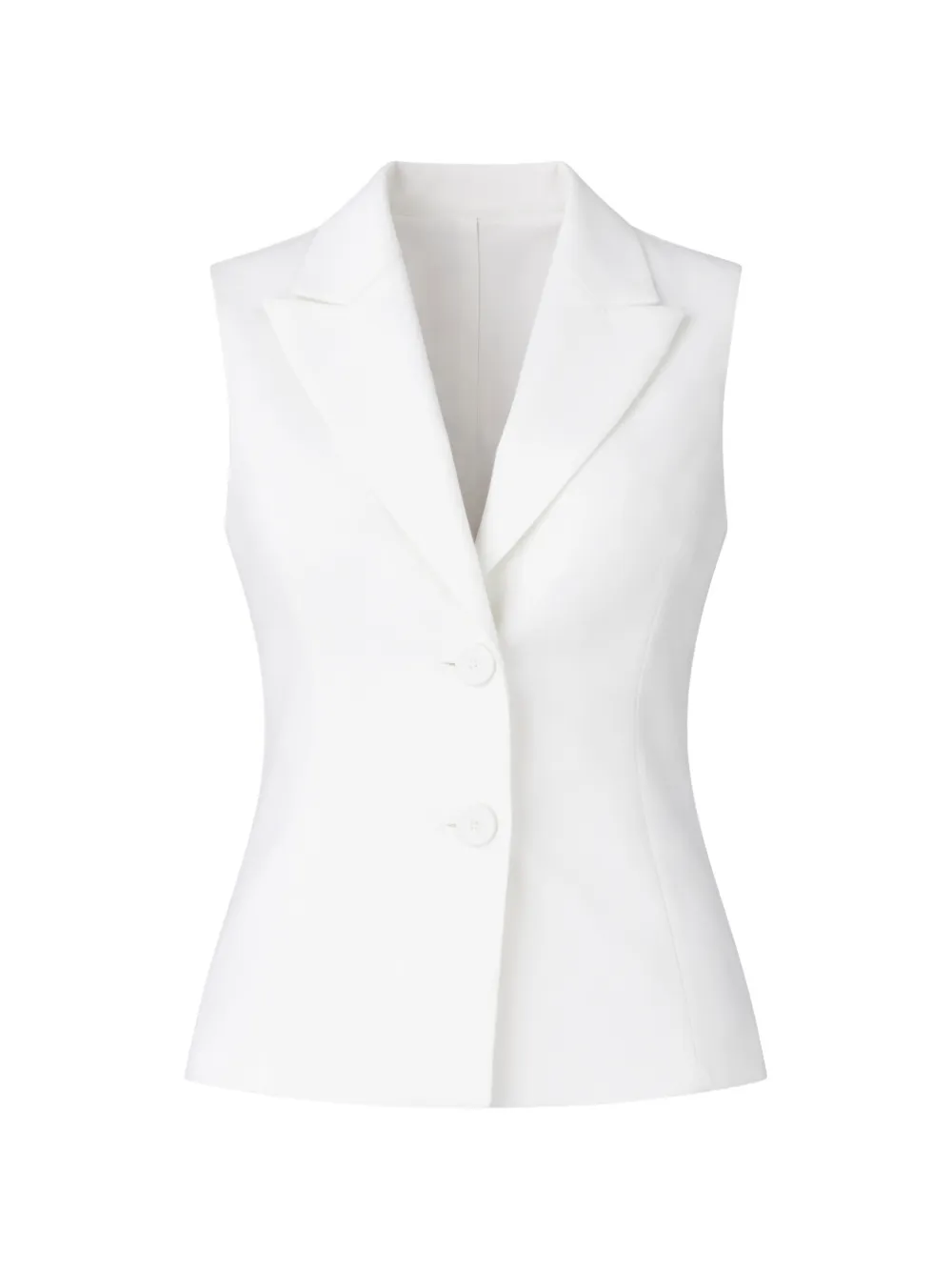 PINKO halterneck sleeveless waistcoat - Weiß