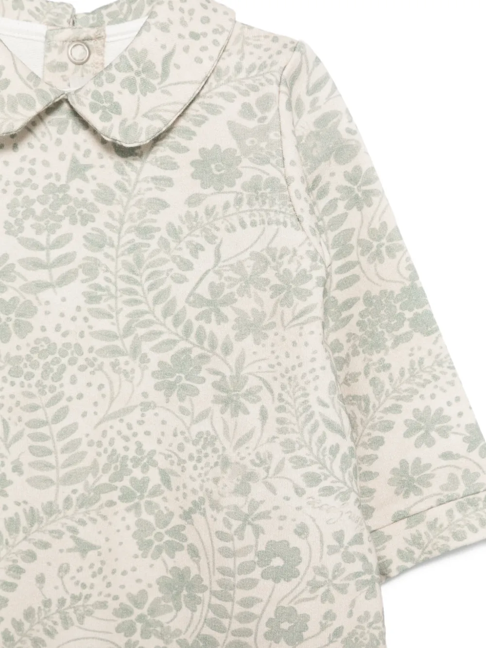 Golden Goose Kids Drie rompers met bloemenprint Beige