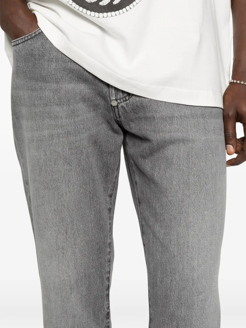 Philipp Plein Detroit jeans Grijs