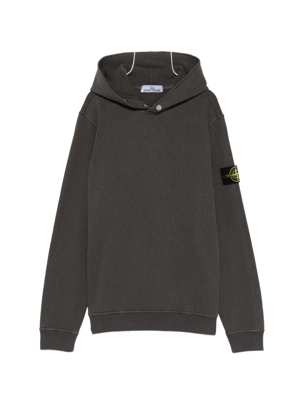 Stone Island button hoodie - Grigio
