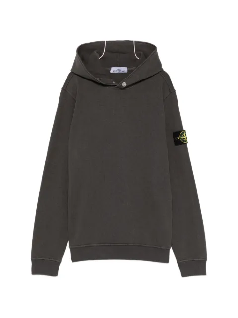 Stone Island button hoodie