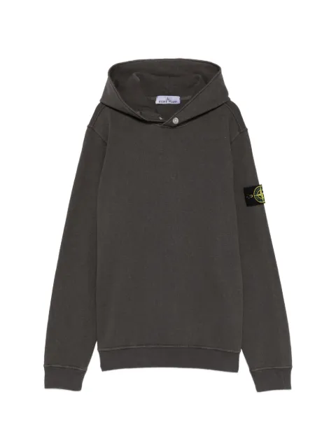 Stone Island button hoodie