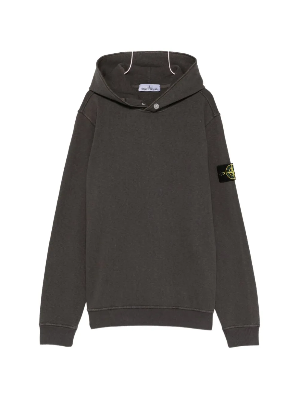 Stone Island button hoodie - Grey