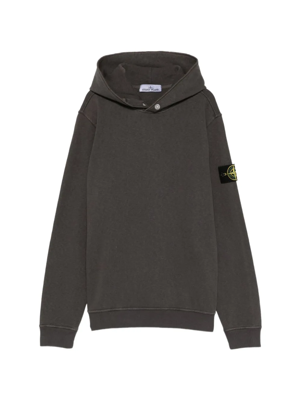Stone Island button hoodie - Grey