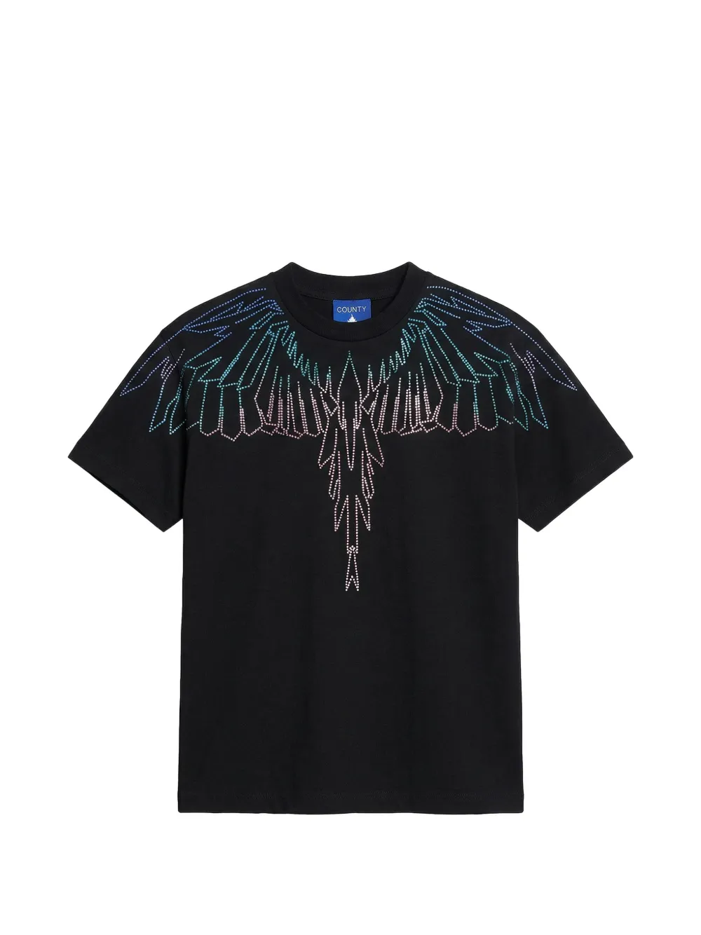 COUNTY OF MILAN wings embellished T-shirt - Nero