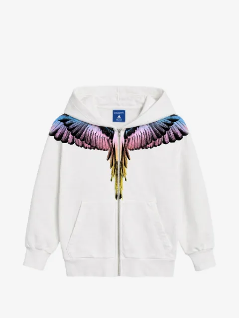 COUNTY OF MILAN Wings ジップアップ パーカー