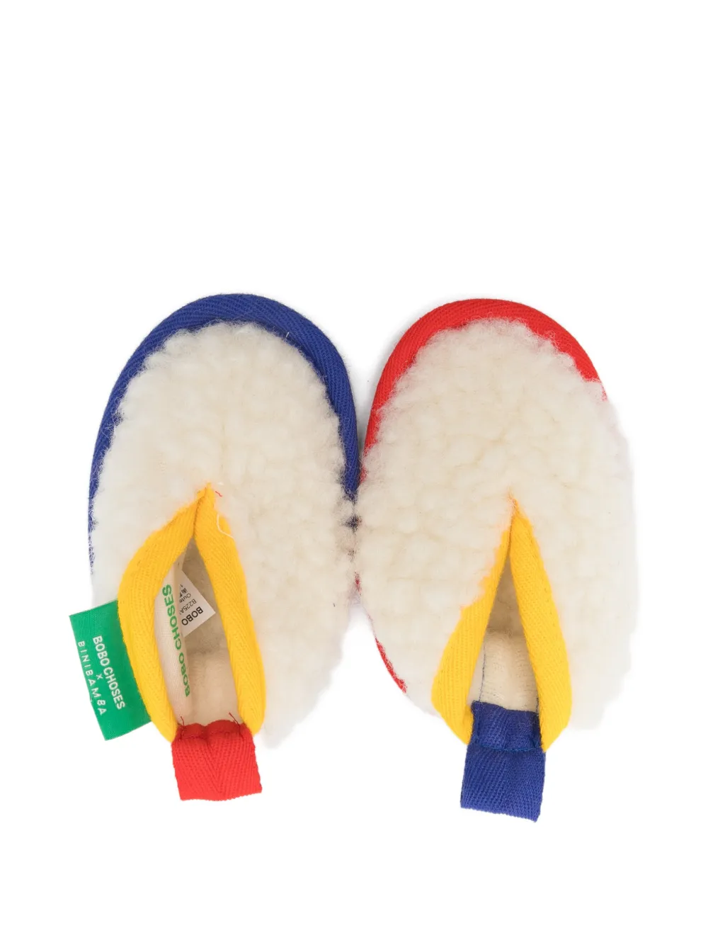 Bobo Choses x Binibamba laarzen van merinowol Wit