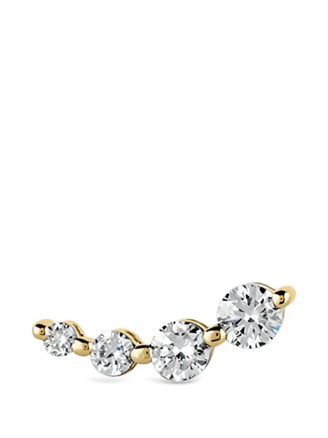 Dinny Hall Shuga diamond crawler studs earrings 