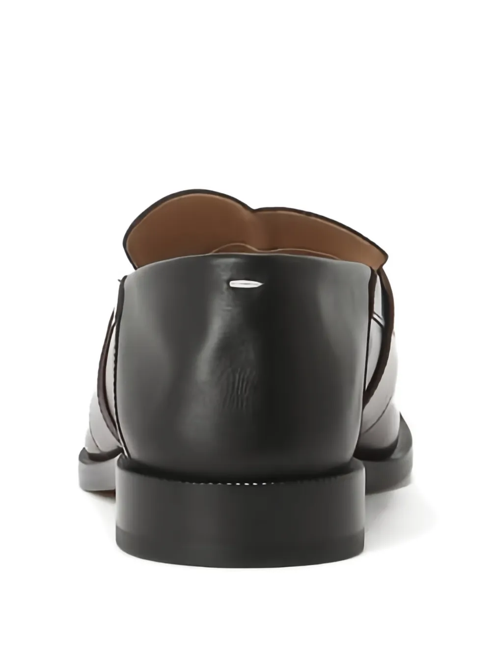 Maison Margiela Tabi leather loafers Bruin