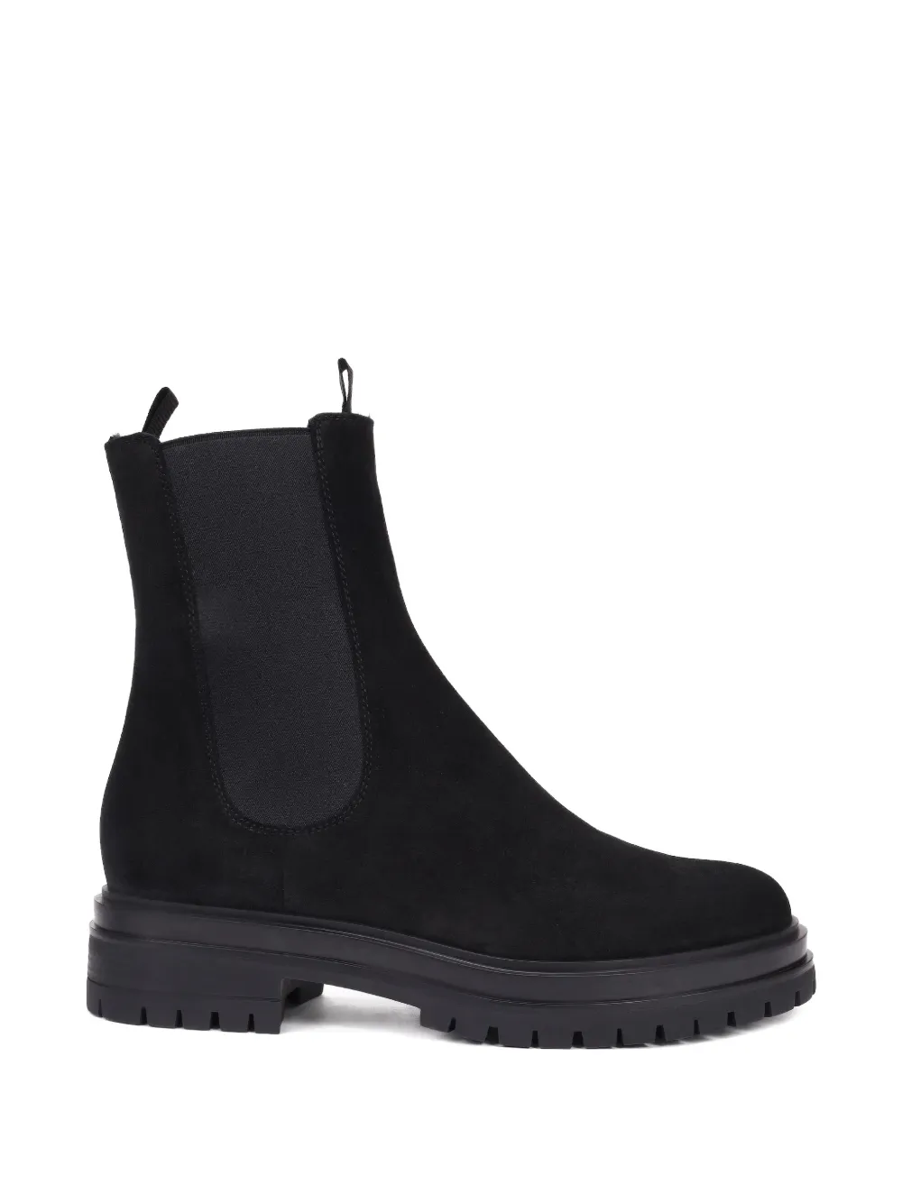 Gianvito Rossi Stivali Chelsea in pelle scamosciata - Nero