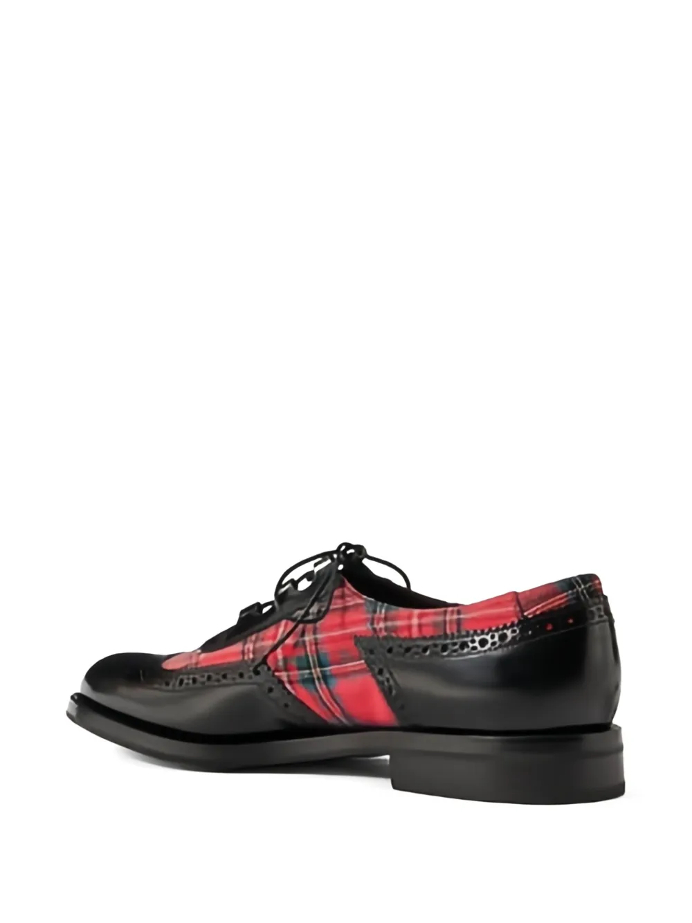 Church's Ghillie schoenen met tartan-ruit Zwart