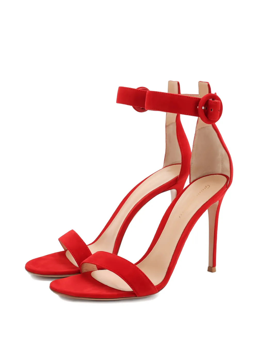 Gianvito Rossi Portofino sandalen met gesp Rood
