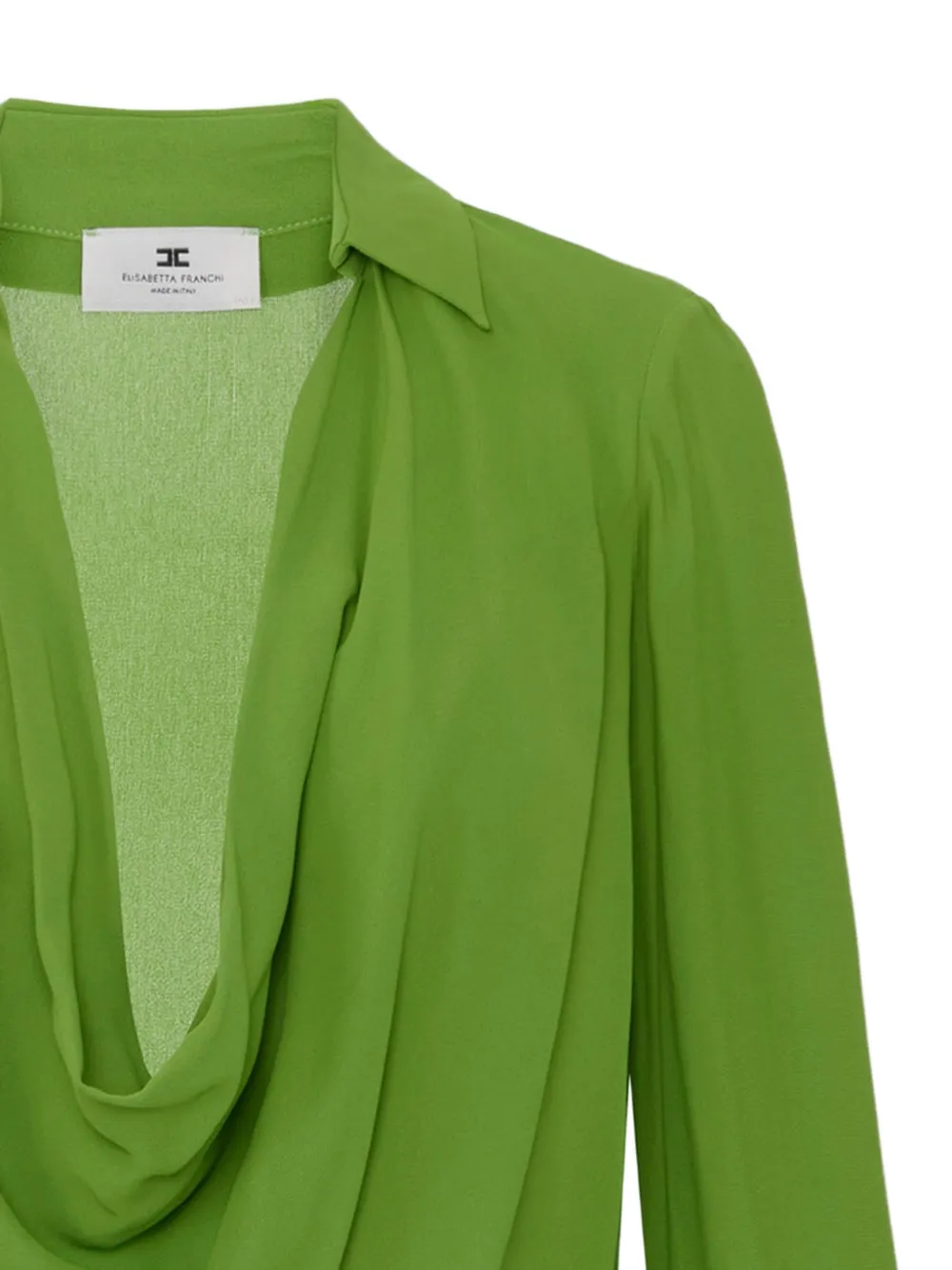  Elisabetta Franchi Long-sleeve Bodysuit - Green 