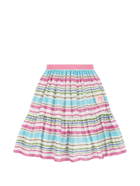 Aigner Kids striped skirt