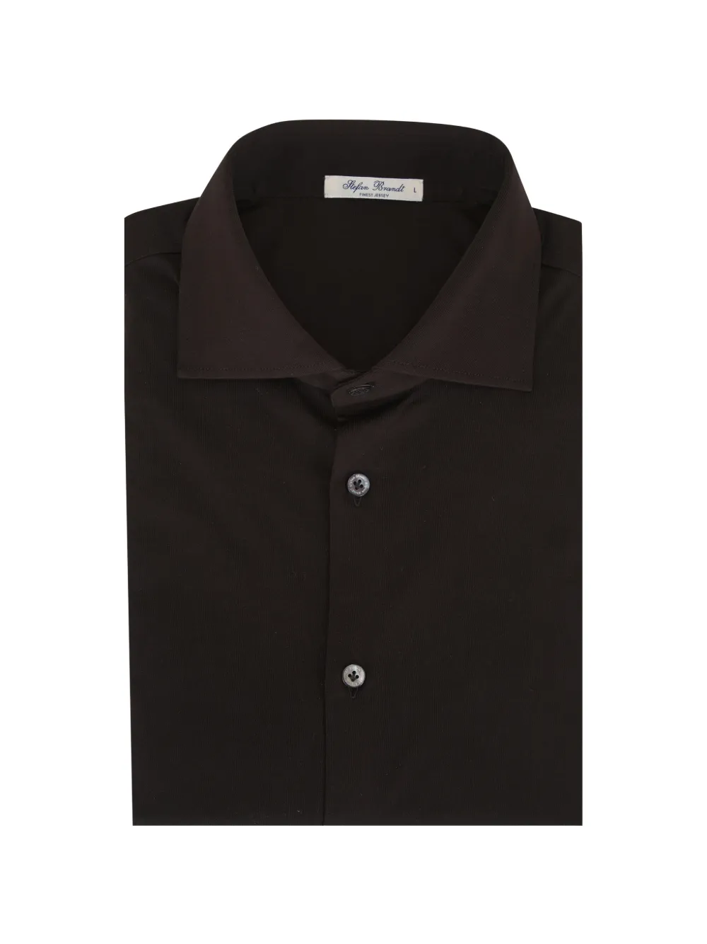 Stefan Brandt button knit shirt - Marrone
