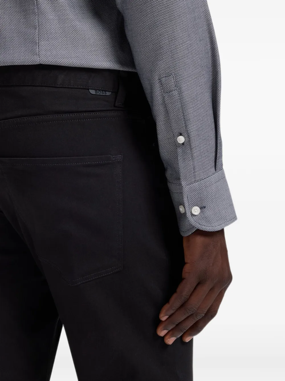 HUGO P-Delaware5 broek Blauw