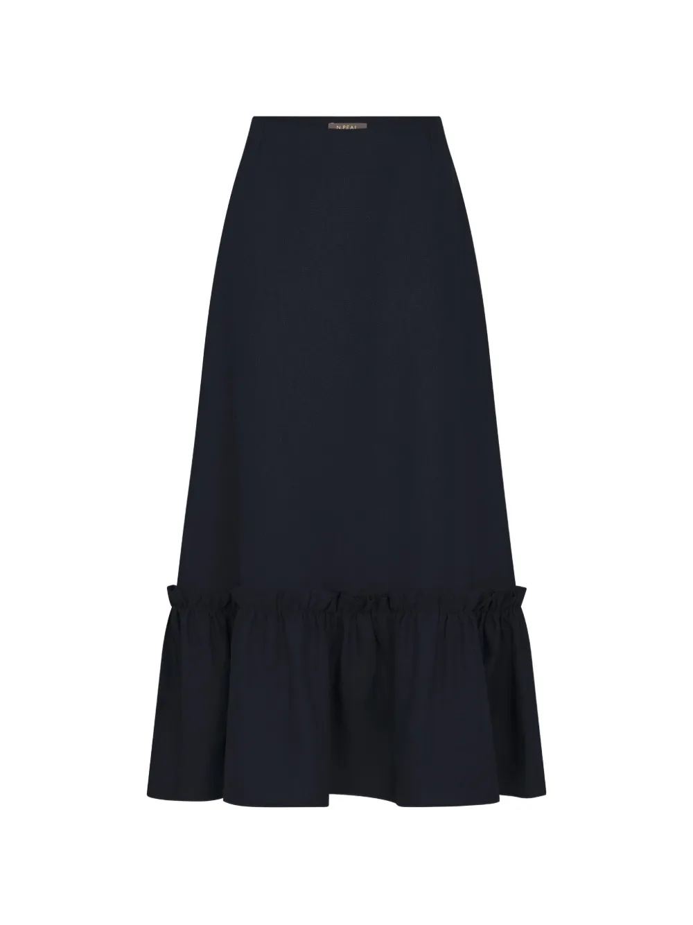 N.Peal Gonna lunga Sofia con ruches - Blu