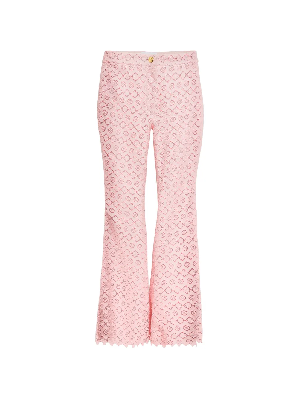Giambattista Valli scalloped flared trousers - Rosa