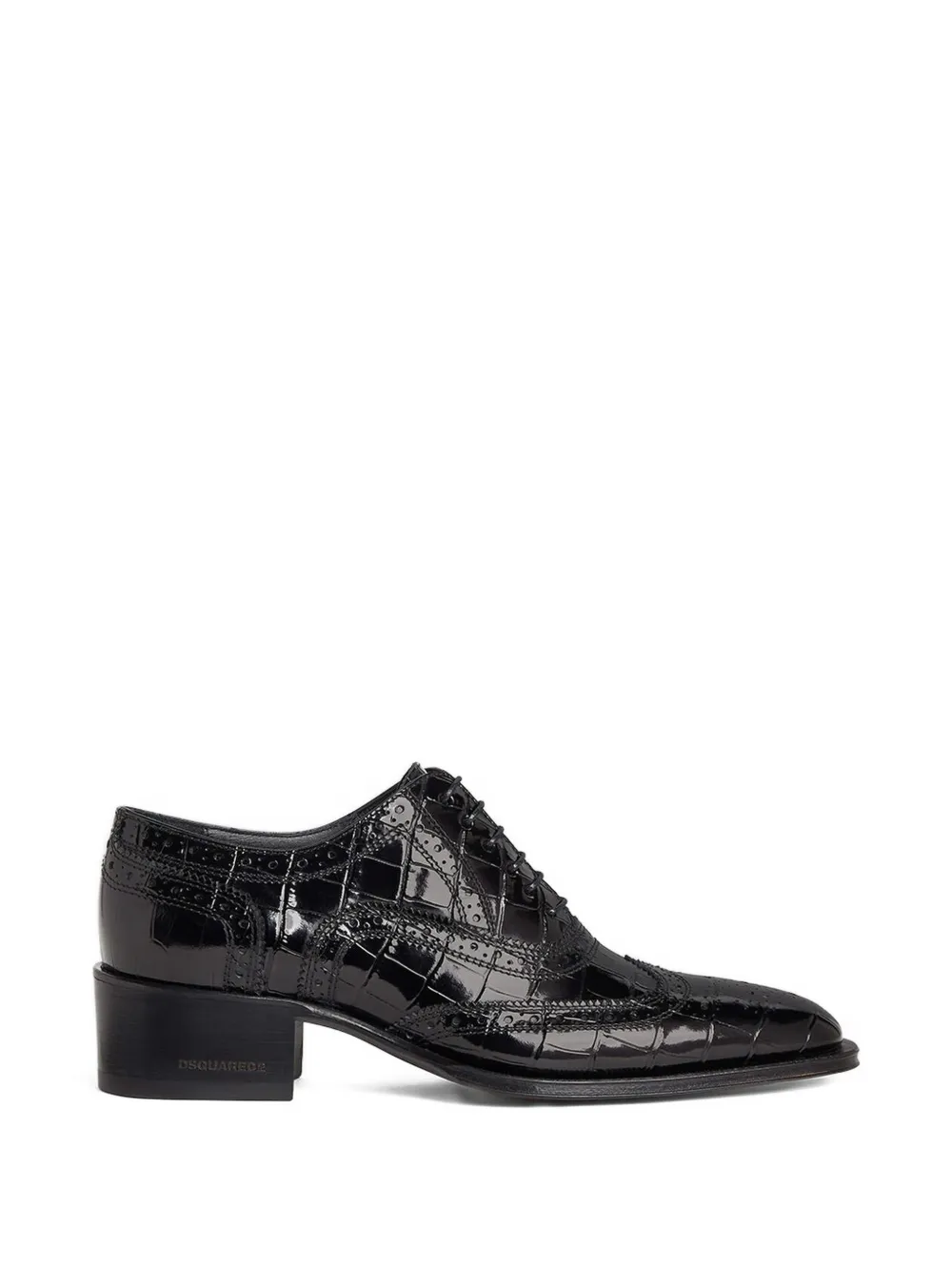 DSQUARED2 Neoclassical brogue oxford shoes Zwart