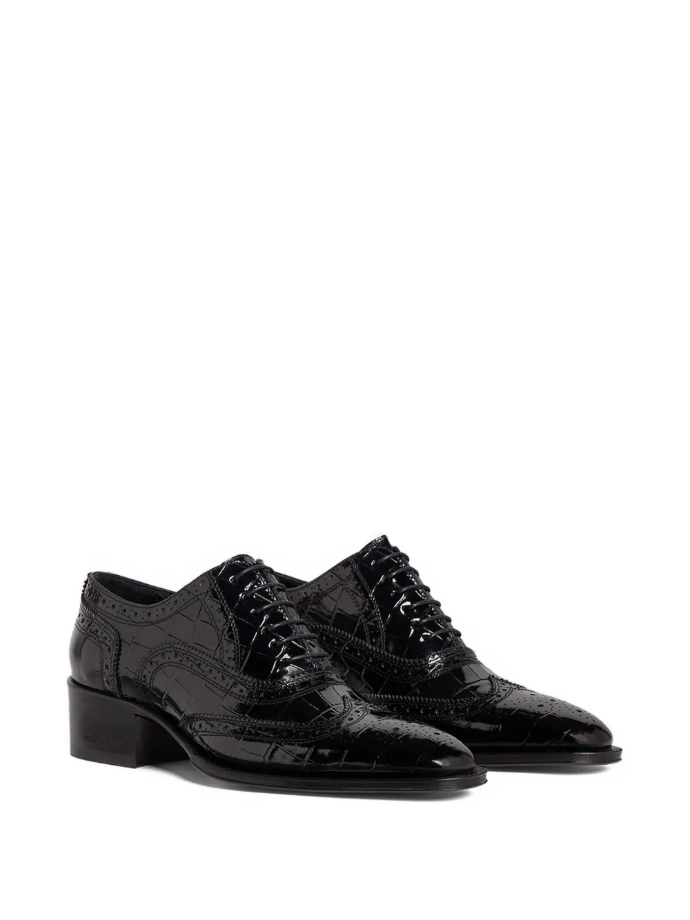DSQUARED2 Neoclassical brogue oxford shoes Zwart