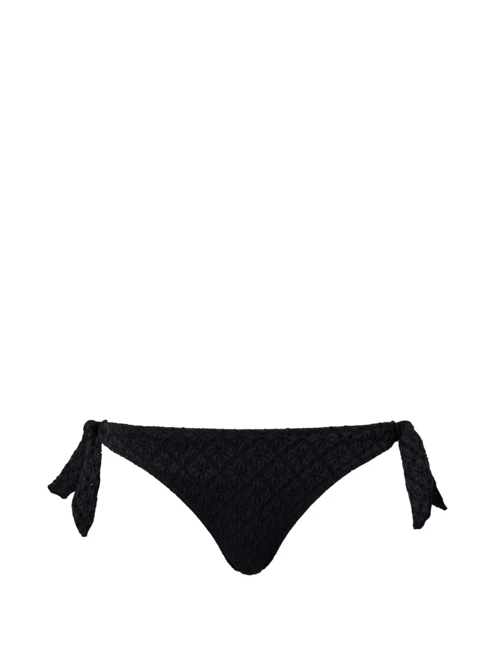 TWINSET Perizoma bikini con punto inglese - Nero