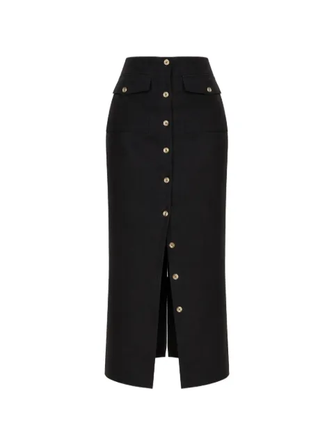 Reformation buttoned midi skirt